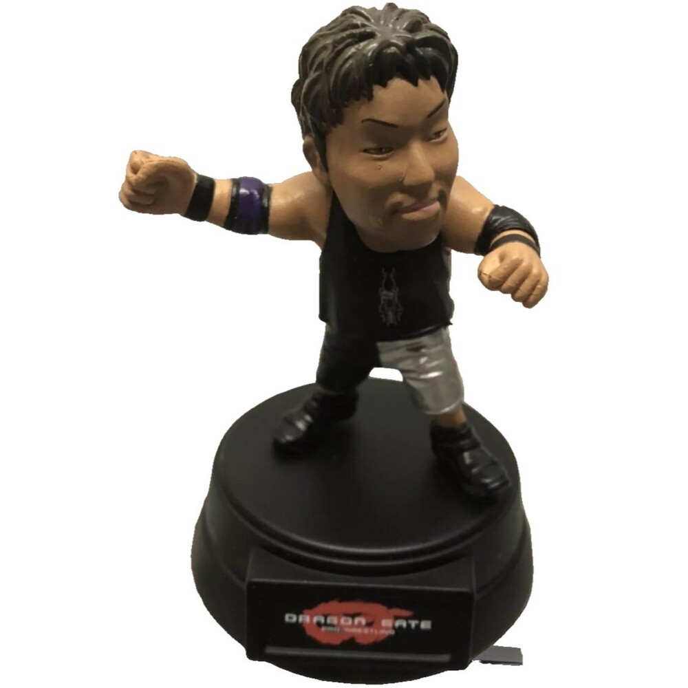 2005 F-Toys Susumu Yokosuka Dragon Gate Wrestling Mini Figure Box Card Japanese